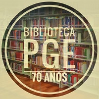 selo comemorativo biblioteca PGE 70 anos