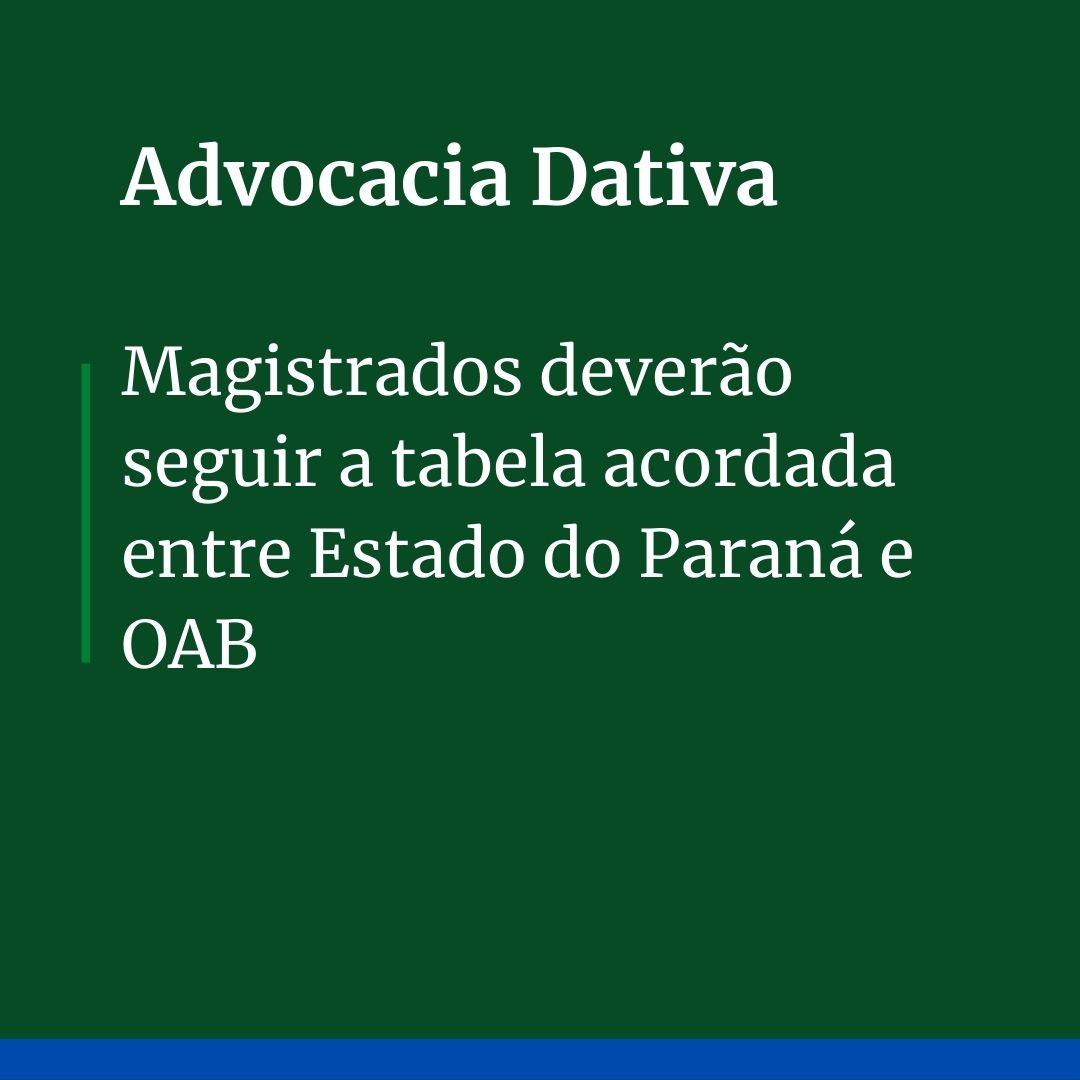 Advocacia dativa