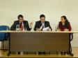 Da esquerda para a direita: Dr. André Renato Miranda Andrade - Procurador da PRE/PGE, Dr. Luiz Henrique Sormani Barbugiani - Procurador-chefe da CEJ/PGE, Dra. Anamaria Batista - Procuradora da PRE/PGE.