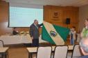 Prof.Ernani Straube e o estudante Rodrigo Cuéllar Bockmann Moreira