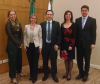 Dra. Cristina Leitão Teixeira de Freitas (Procuradora do Estado e Presidente da APEP), Dra. Rogéria Dotti, Dr. Sandro Kozikoski, Dra. Leila Cuéllar e Dr. Paulo Sergio Rosso