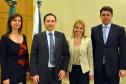Dra. Leila Cuéllar, Dr. Sandro Kozikoski, Dra. Rogéria Dotti e Dr. Paulo Sergio Rosso