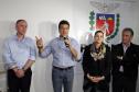 Procurador-geral do Estado Julio Cesar Zem Cardozo, Governador Beto Richa, Corregedora-geral da Procuradoria Vera Grace Paranaguá Cunha e
o Prefeito de Cascavel Edgar Bueno.