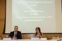 Mesa para palestra do professor André Luiz Bäuml Tesser foi coordenada pela procuradora e doutora Aldacy Rachid Coutinho