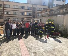 Corpo de Bombeiros forma brigadistas na PGE