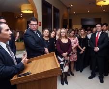 Sandro Kozikoski assumiu nesta segunda-feira (16) a Procuradoria-Geral do Estado, em substituição a Paulo Rosso, que ocupou o cargo por dois anos e meio.