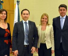 Dra. Leila Cuéllar, Dr. Sandro Kozikoski, Dra. Rogéria Dotti e Dr. Paulo Sergio Rosso