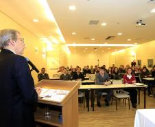 Professor da Fundação Getúlio Vargas, Carlos Ari Sundfeld esteve na Procuradoria-Geral do Estado para falar sobre projeto de lei, do qual é um dos autores, que inclui artigos à Lei de Introdução às Normas do Direito Brasileiro, com objetivo de melhorar a qualidade das decições públicas
