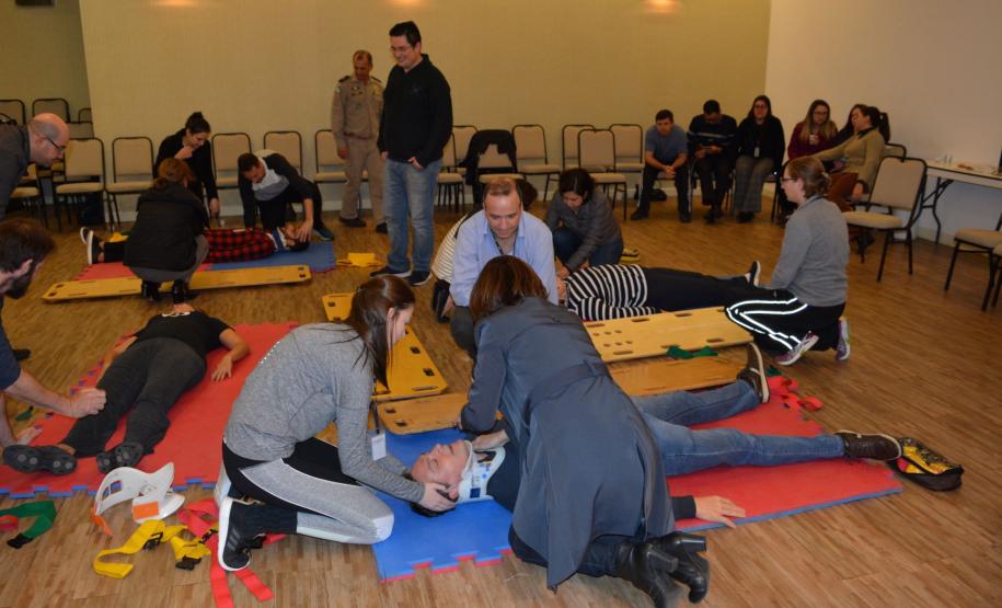 Corpo de Bombeiros forma brigadistas na PGE