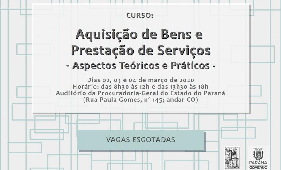 Cartaz aquisição de bens e prestação de serviços