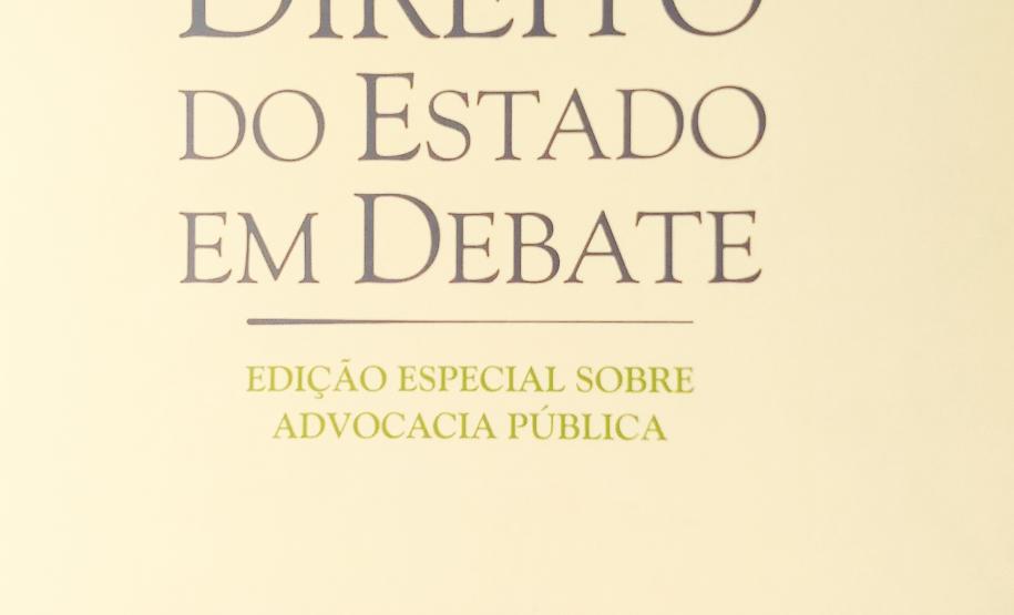 Publicada edição especial da Revista Jurídica da Procuradoria-Geral do Estado do Paraná sobre Advocacia Pública Publicada edição especial da Revista Jurídica da Procuradoria-Geral do Estado do Paraná sobre Advocacia Pública