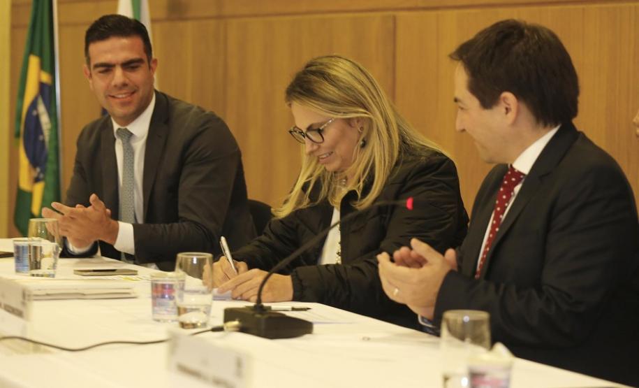 Bráulio, Cida e Sandro Bráulio Fleury, Sandro Kozikoski e Cida Borghetti