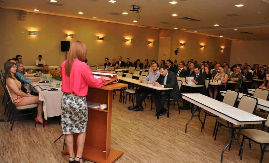 A procuradora-geral Marisa Zandonai fez a saudação inicial