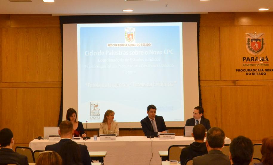 Tutela provisória e recursos são temas de palestra na PGE Evento faz parte do Ciclo de Palestras sobre o Novo CPC